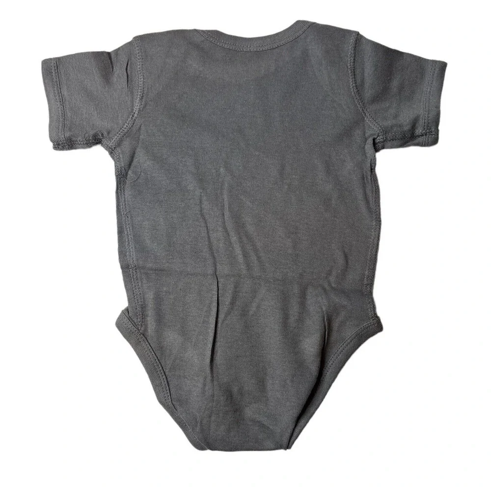 The Bebe Grey‎ Rabbit Skins Bodysuit 6 Month New